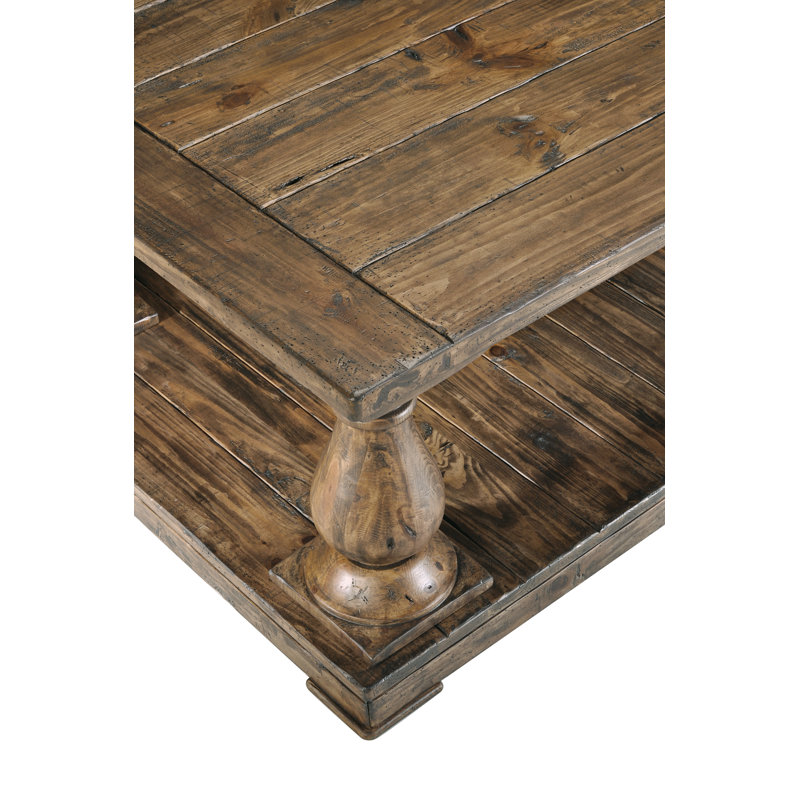 Birch Lane™ Finlayson Solid Wood Solid Coffee Table with Storage